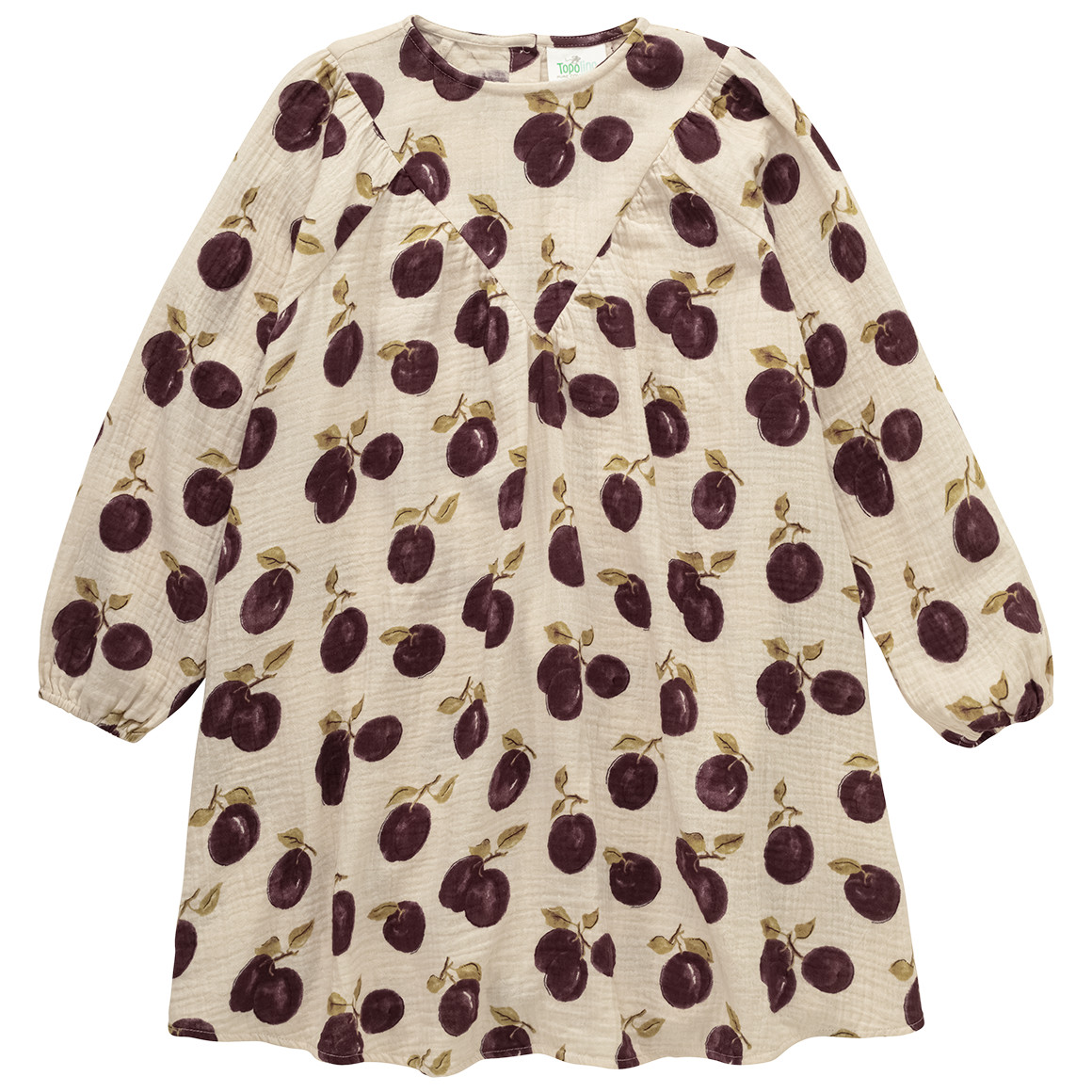 Mädchen Musselin-Kleid mit Bio-Baumwolle von Topolino