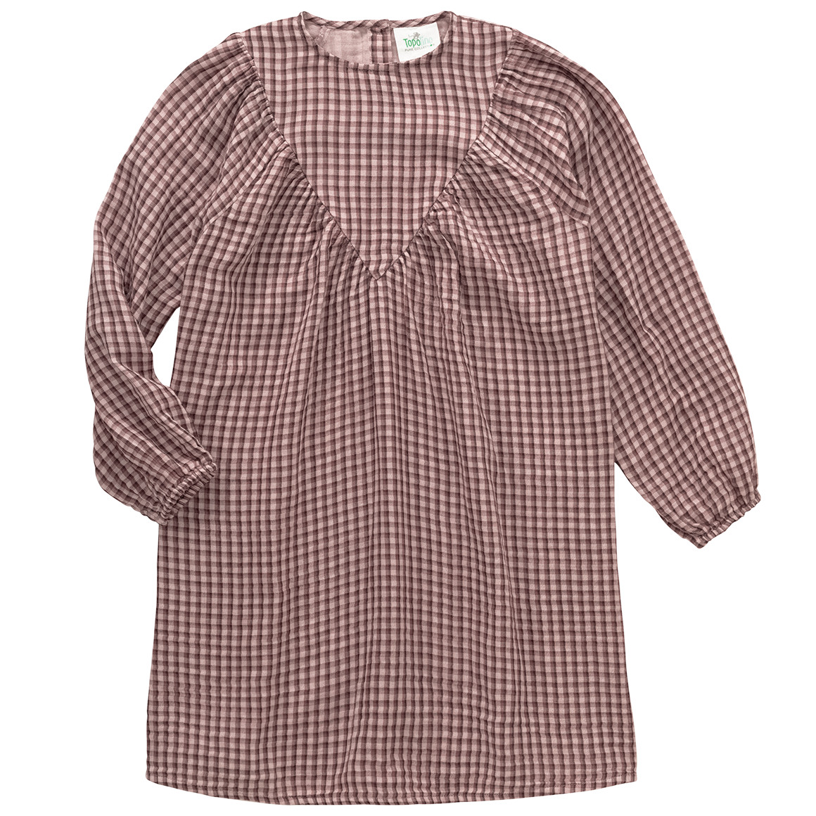 Mädchen Musselin-Kleid mit Bio-Baumwolle von Topolino