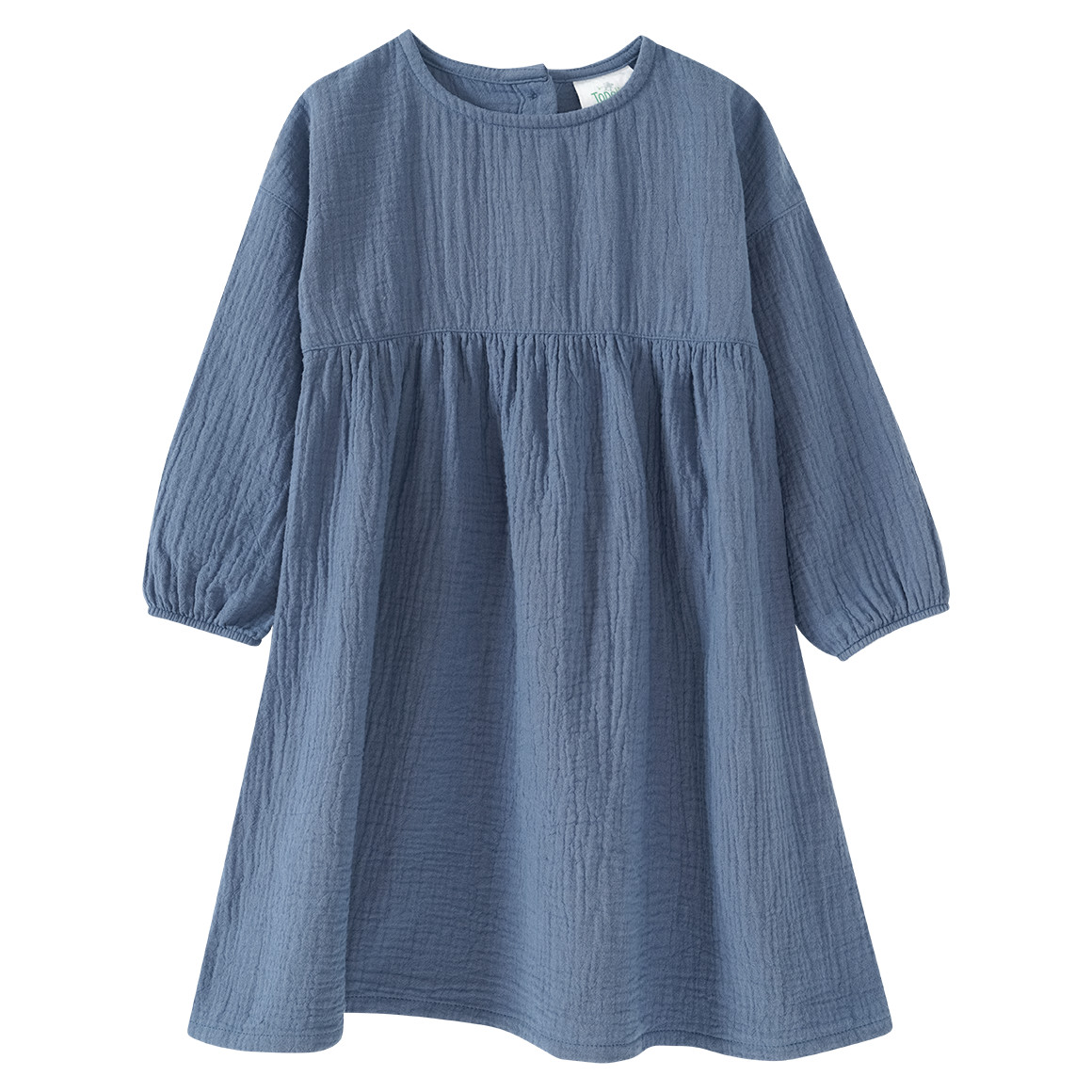 Mädchen Musselin-Kleid mit Teilungsnaht Mädchen Musselin-Kleid mit Teilungsnaht von Topolino