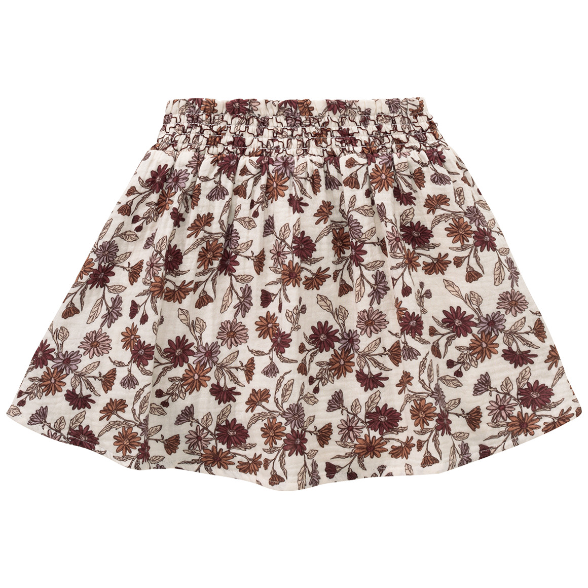 Mädchen Musselin-Rock mit Smok-Bund von Topolino