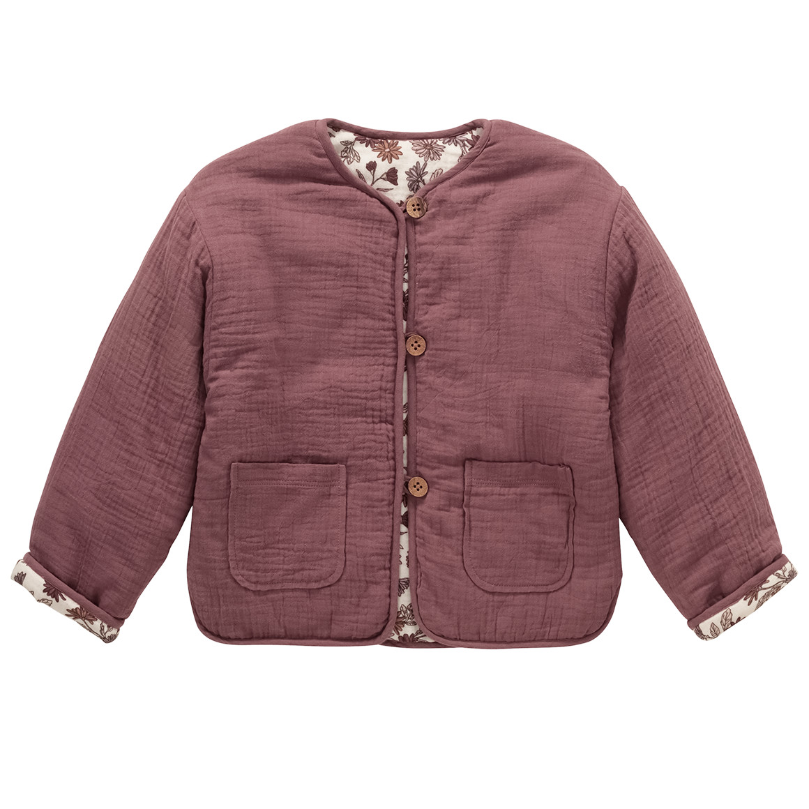 Mädchen Musselin-Wendejacke leicht wattiert Mädchen Musselin-Wendejacke leicht wattiert von Topolino