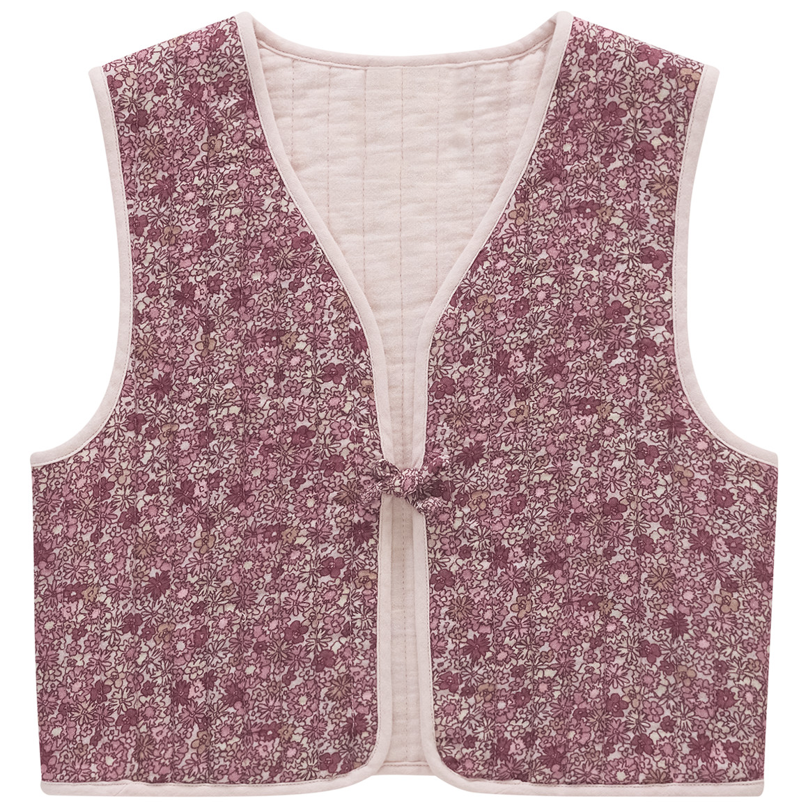 Mädchen Musselin-Weste mit Blümchen von Topolino