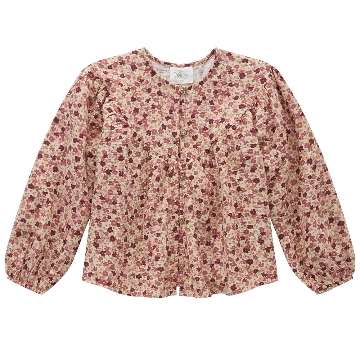 Mädchen Musselinbluse mit Blümchen von Topolino