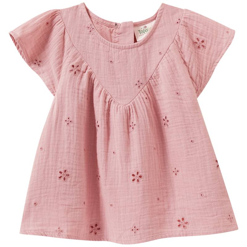 Mädchen Musselinbluse mit Lochstickerei Mädchen Musselinbluse mit Lochstickerei von Topolino