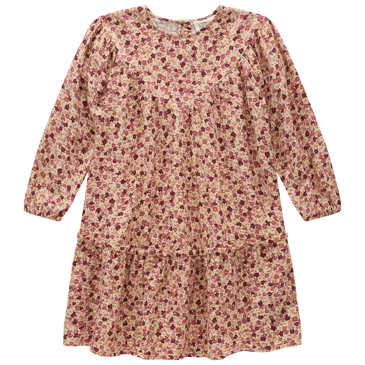 Mädchen Musselinkleid mit Volant von Topolino