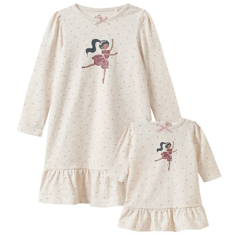 Mädchen Nachthemd und Puppen-Nachthemd im Set Mädchen Nachthemd und Puppen-Nachthemd im Set von Topolino