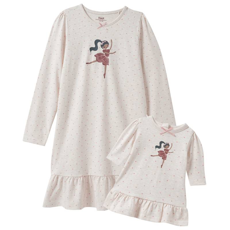 Mädchen Nachthemd und Puppen-Nachthemd im Set Mädchen Nachthemd und Puppen-Nachthemd im Set von Topolino