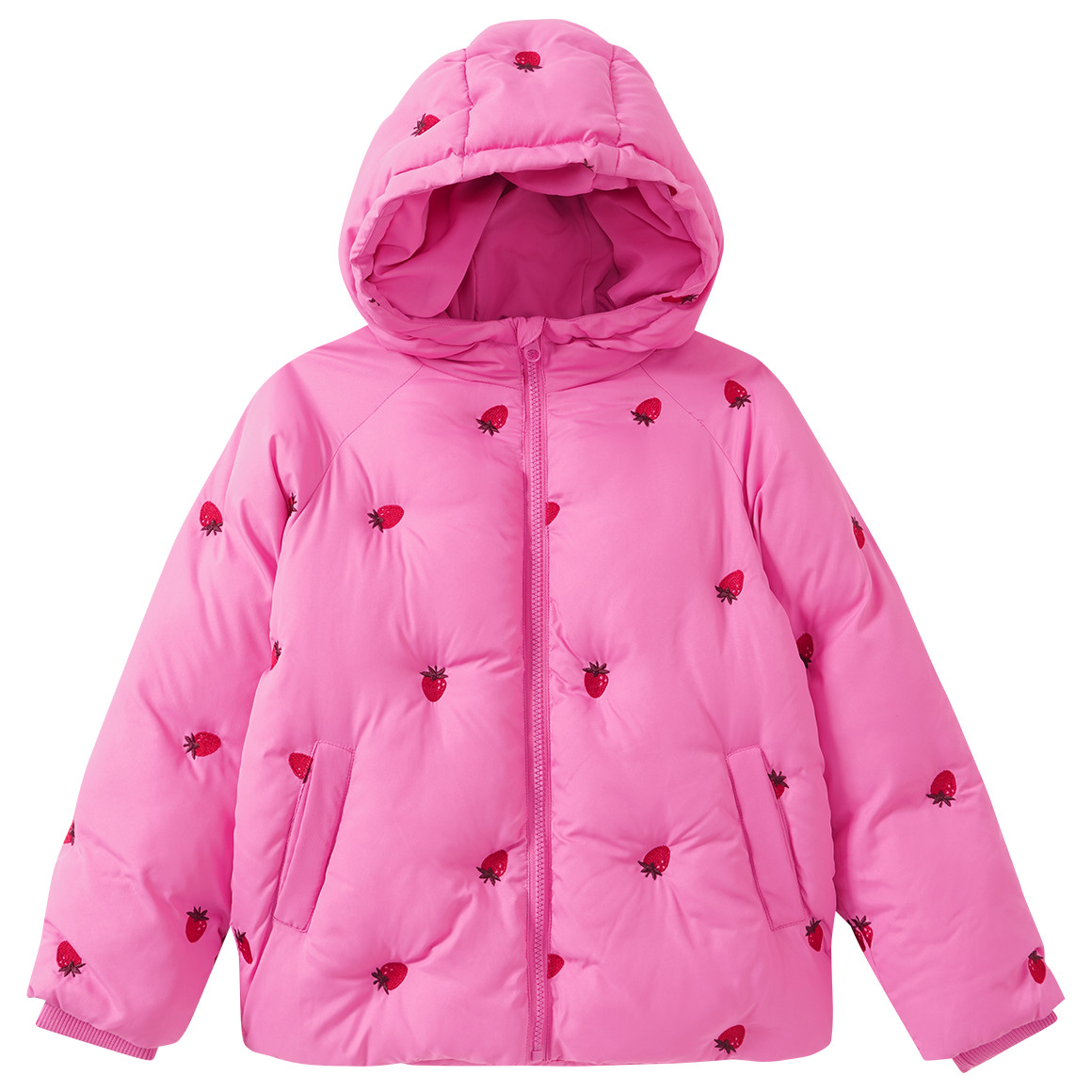 Mädchen Pufferjacke mit Erdbeer-Motiven Mädchen Pufferjacke mit Erdbeer-Motiven von Topolino