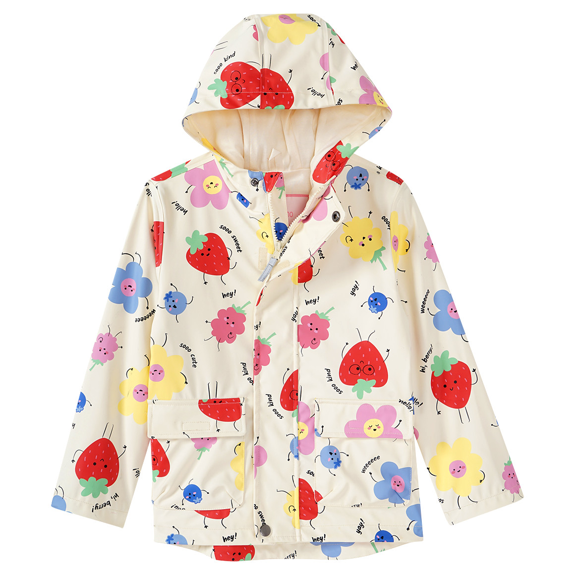 Mädchen Regenjacke mit Allover-Print von Topolino