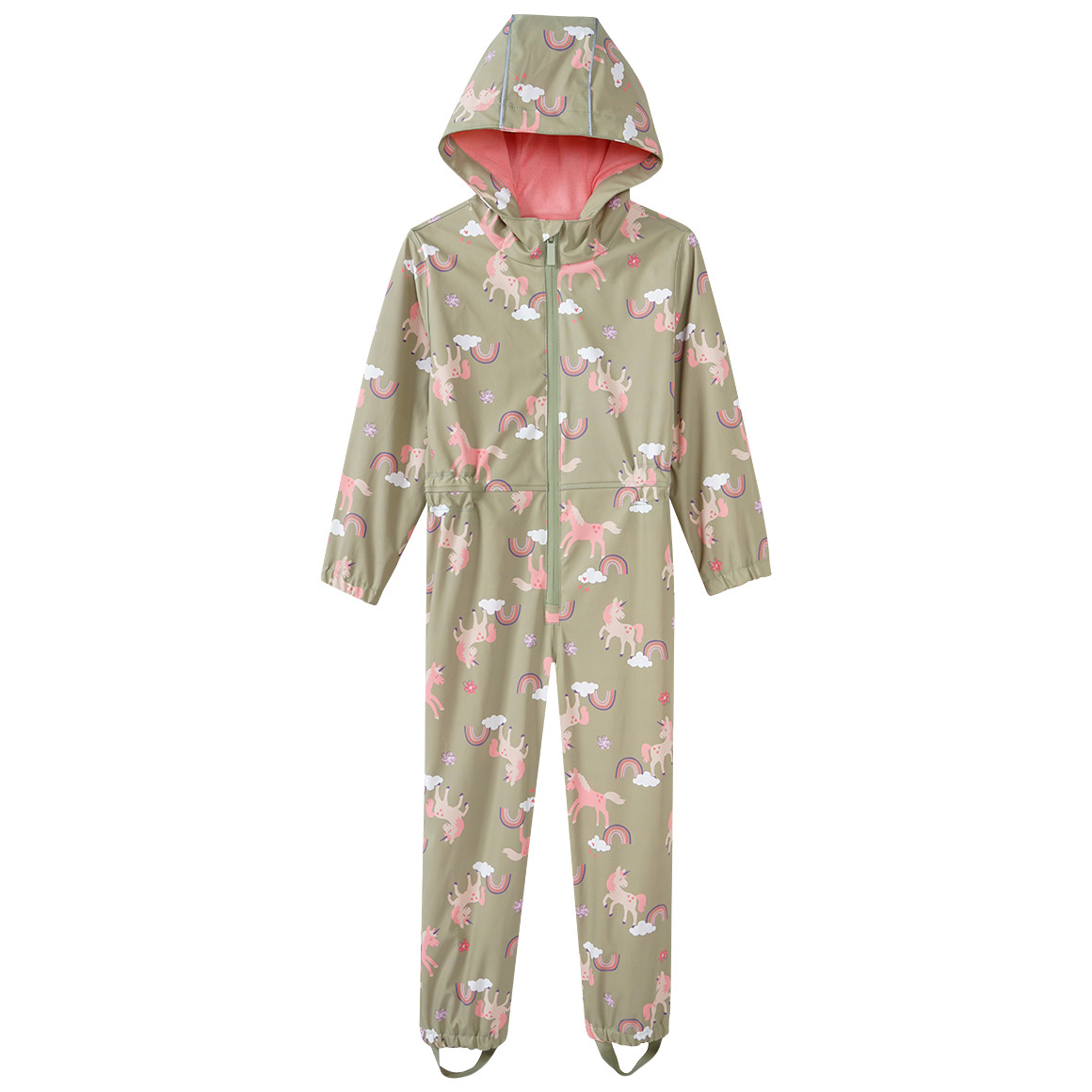 Mädchen Regenoverall mit Einhorn-Allover von Topolino