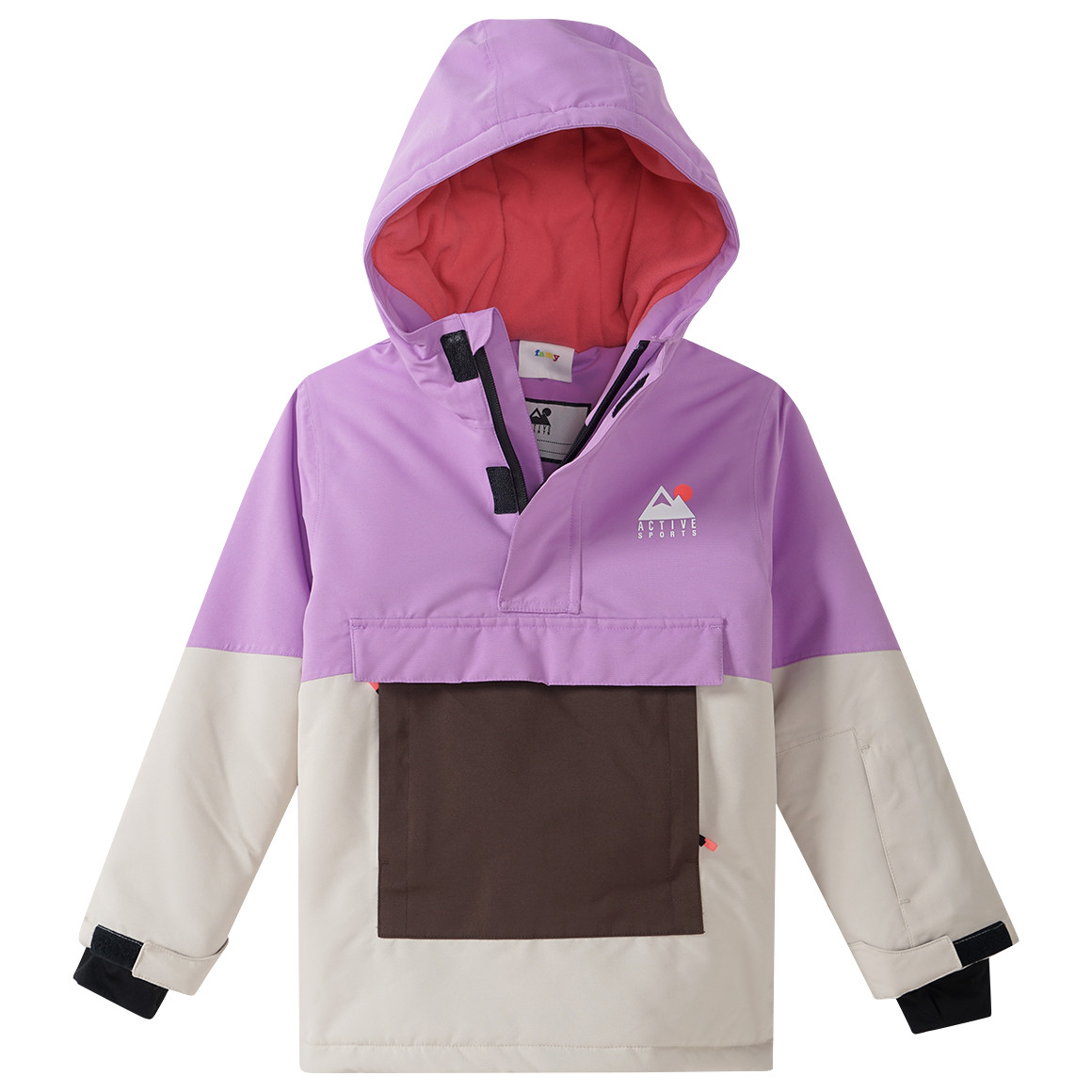 Mädchen Schneejacke mit Bauchtasche Mädchen Schneejacke mit Bauchtasche von Topolino