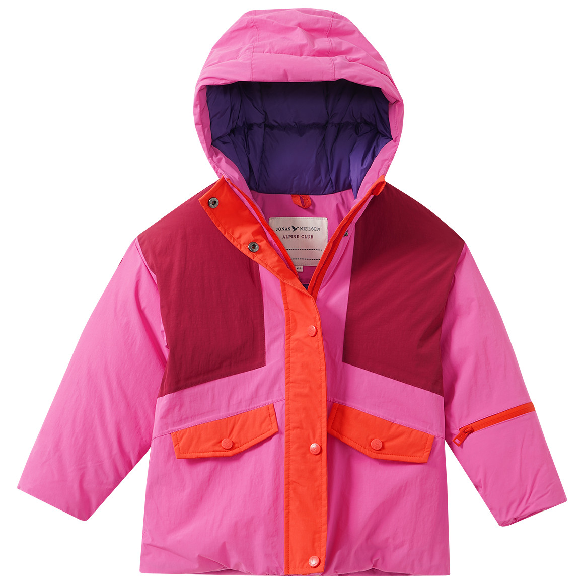 Mädchen Schneejacke mit Farbteilern Mädchen Schneejacke mit Farbteilern von Topolino