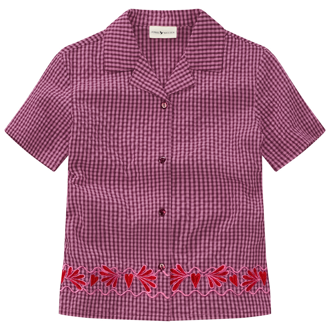 Mädchen Seersucker-Bluse mit Stickerei Mädchen Seersucker-Bluse mit Stickerei von Topolino