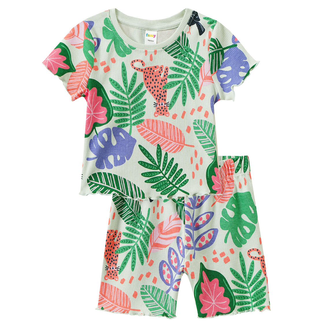 Mädchen Shorty mit Rippstruktur Mädchen Shorty mit Rippstruktur von Topolino