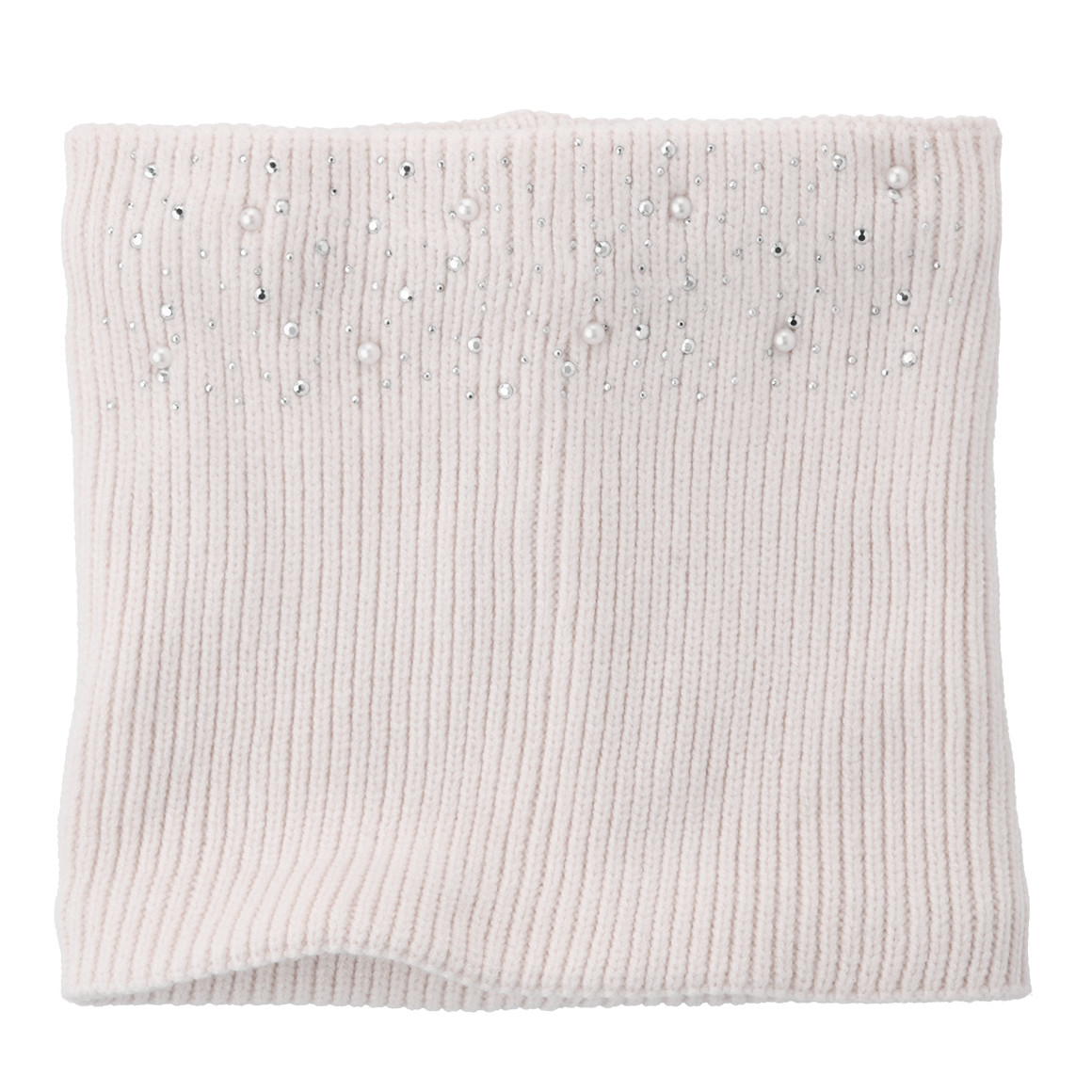 Mädchen Snood mit Perlen-Applikation von Topolino