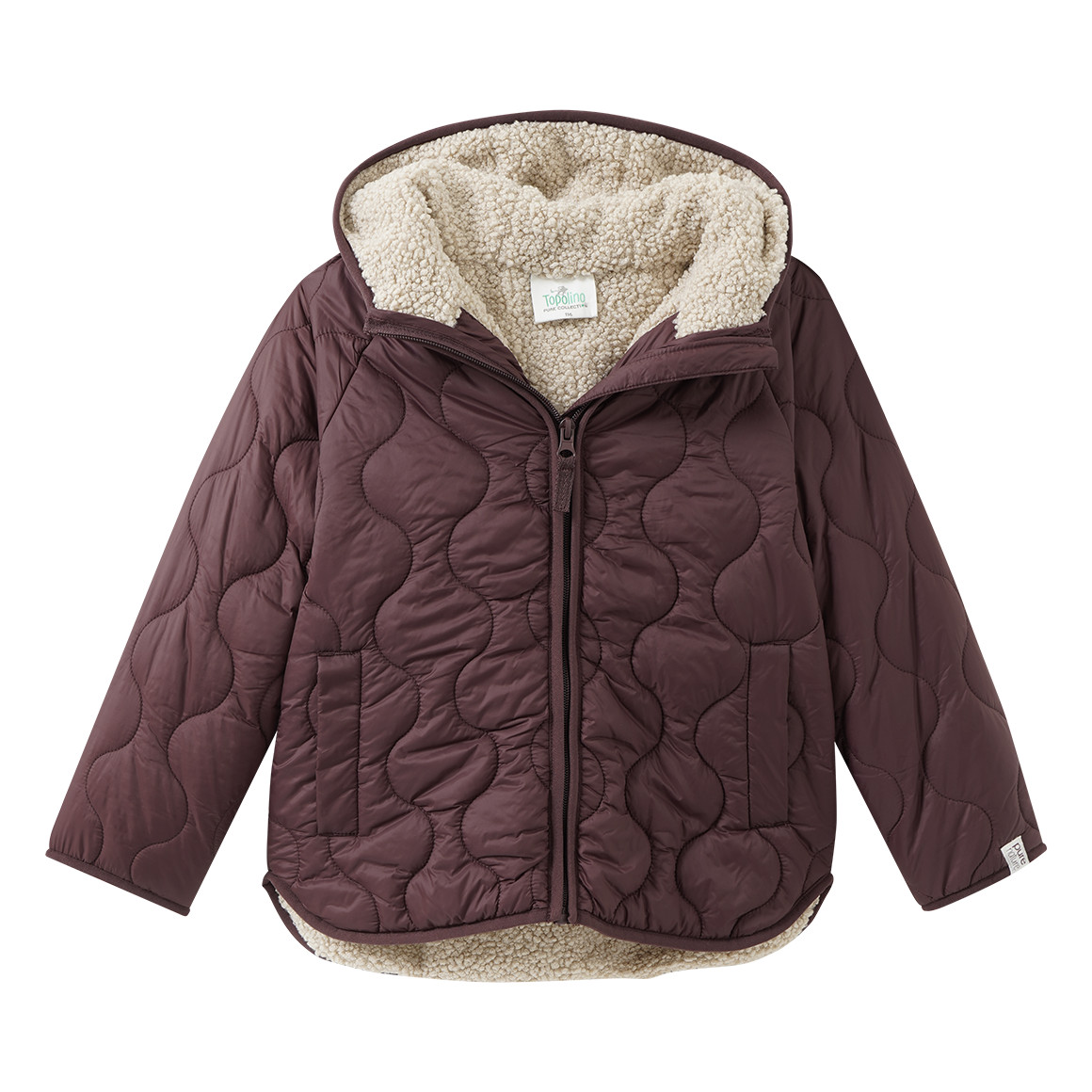 Mädchen Steppjacke mit Teddyfutter Mädchen Steppjacke mit Teddyfutter von Topolino