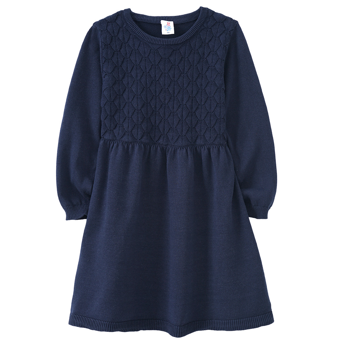 Mädchen Strickkleid mit Wabenstruktur Mädchen Strickkleid mit Wabenstruktur von Topolino