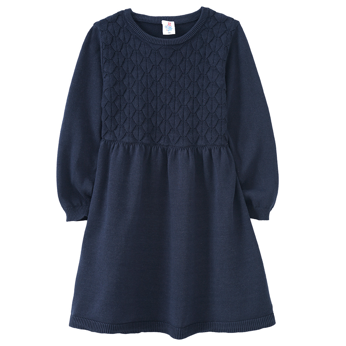 Mädchen Strickkleid mit Wabenstruktur Mädchen Strickkleid mit Wabenstruktur von Topolino