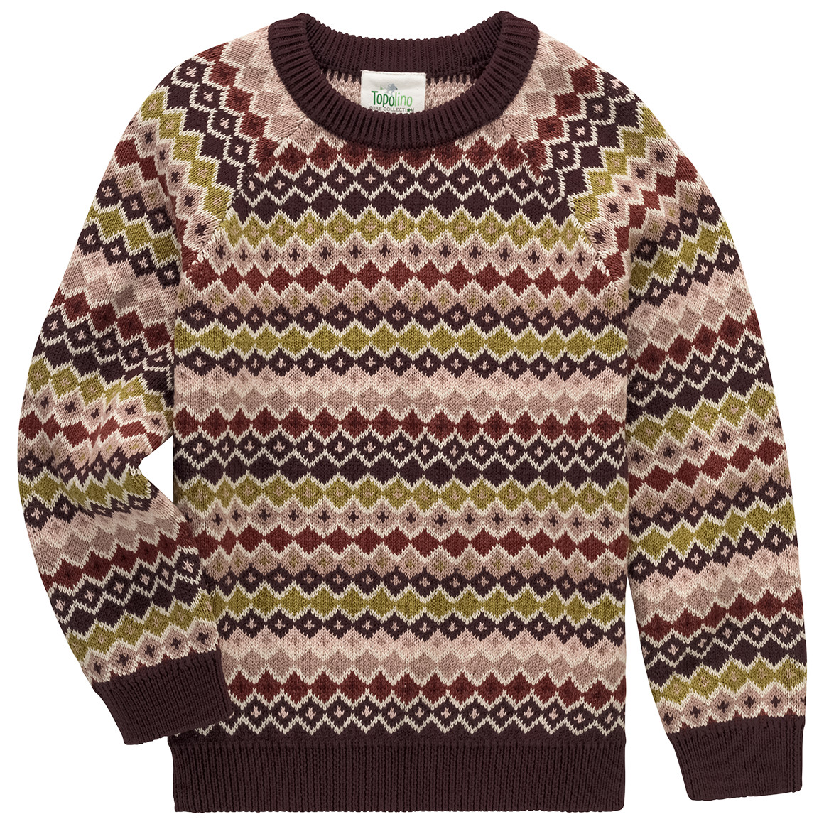 Mädchen Strickpullover aus Bio-Baumwolle von Topolino