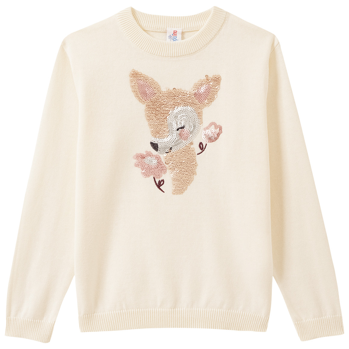 Mädchen Strickpullover mit Wendepailletten von Topolino
