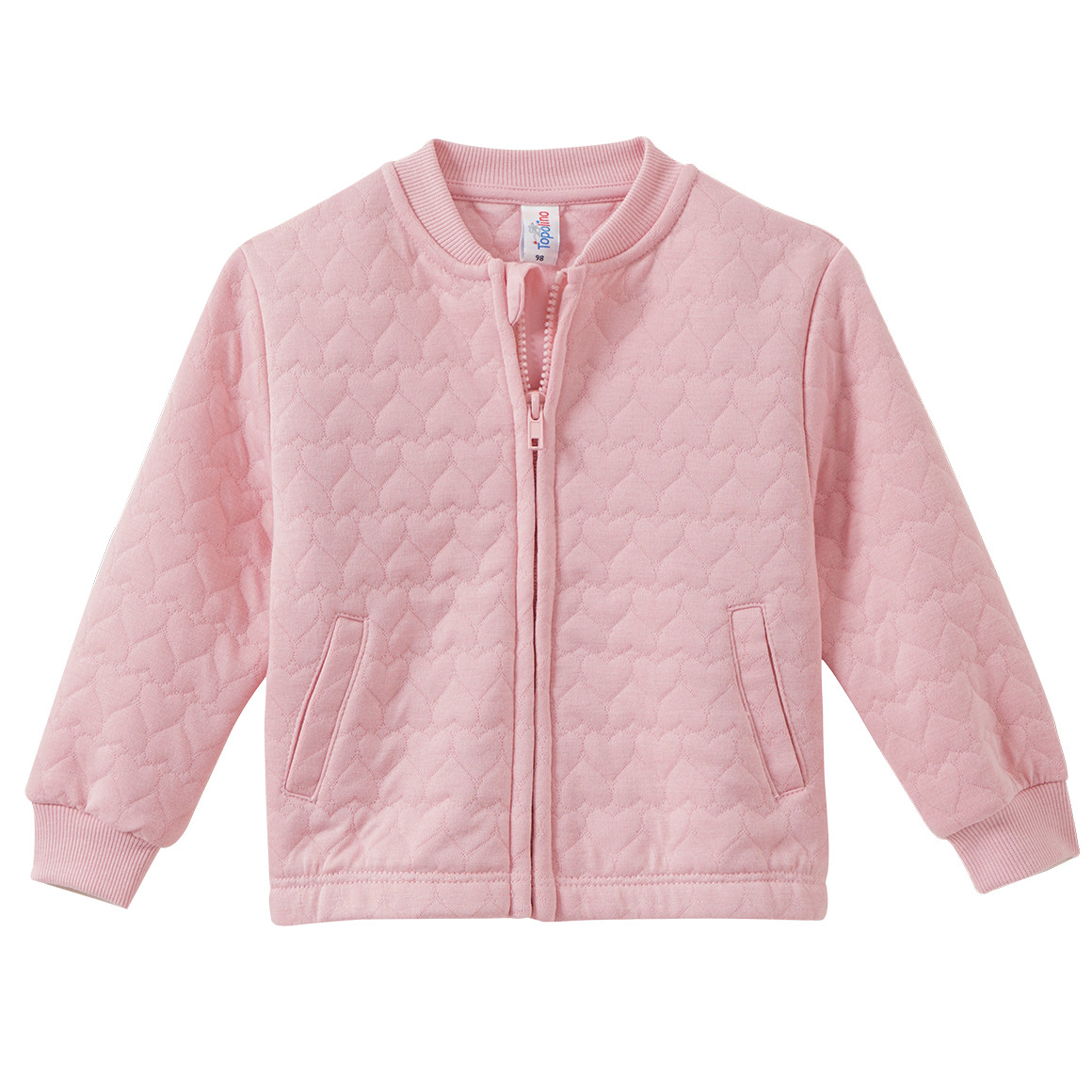 Mädchen Sweatjacke mit Herz-Steppung von Topolino