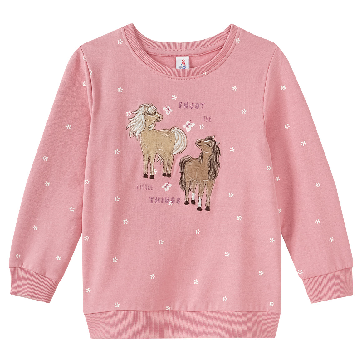 Mädchen Sweatshirt mit Pferde-Motiv Mädchen Sweatshirt mit Pferde-Motiv von Topolino