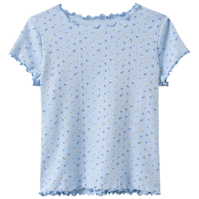 Mädchen T-Shirt mit Ajour-Muster Mädchen T-Shirt mit Ajour-Muster von Topolino