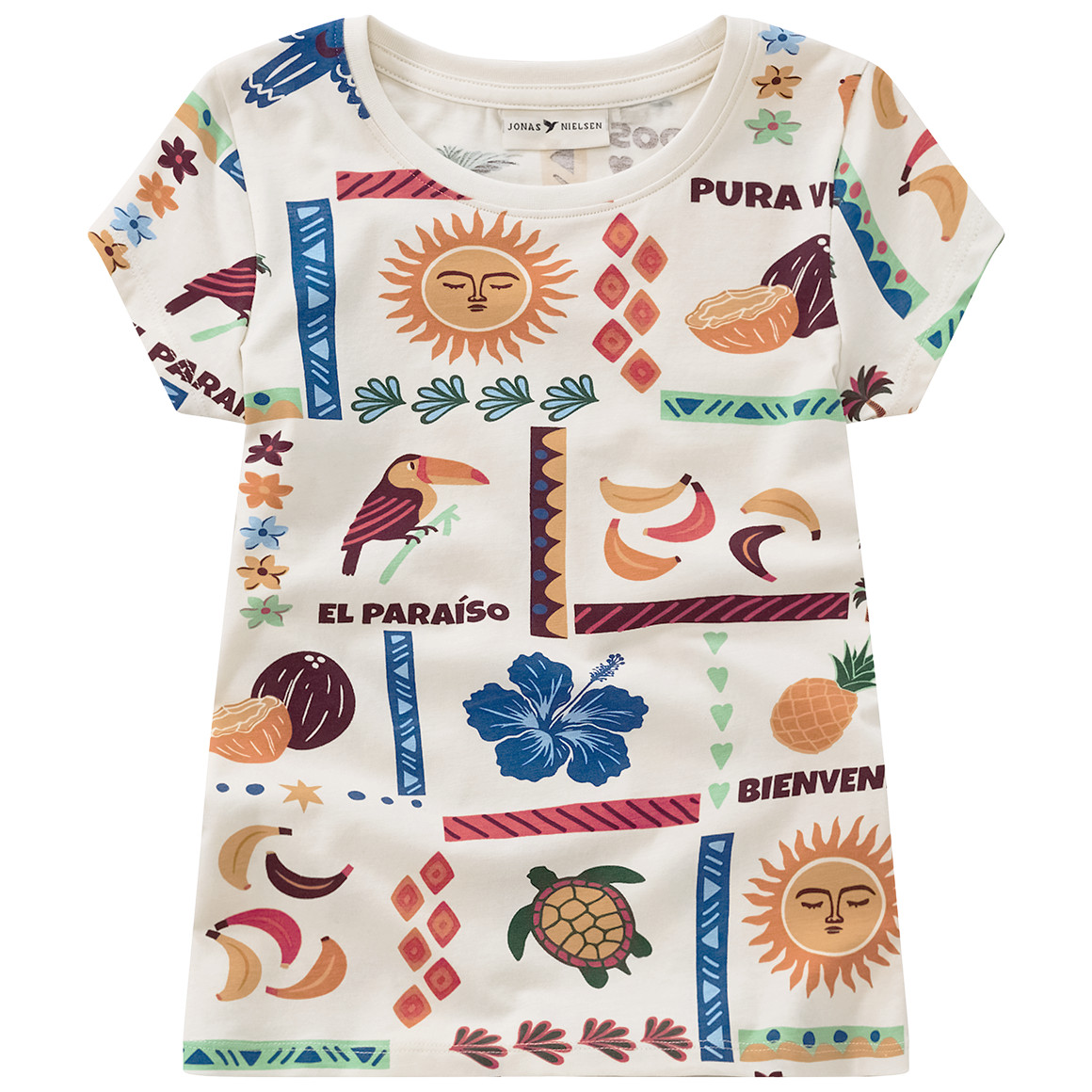 Mädchen T-Shirt mit Allover-Print Mädchen T-Shirt mit Allover-Print von Topolino