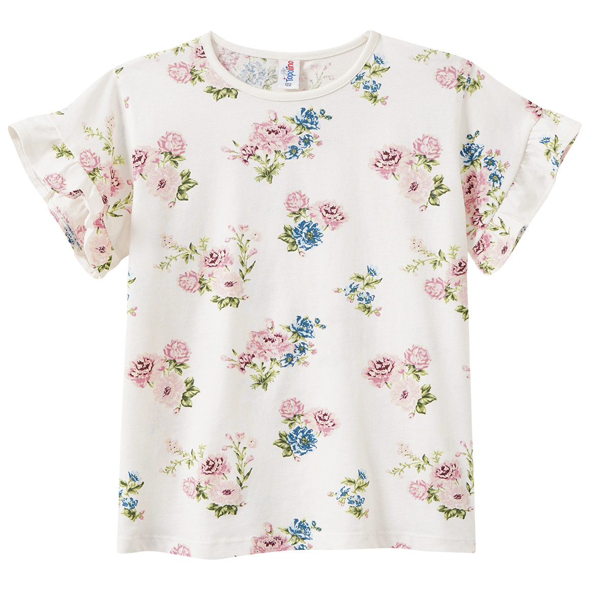 Mädchen T-Shirt mit Blumen-Prints von Topolino