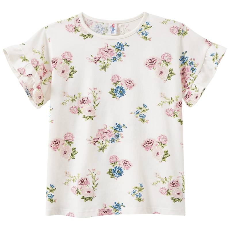 Mädchen T-Shirt mit Blumen-Prints von Topolino