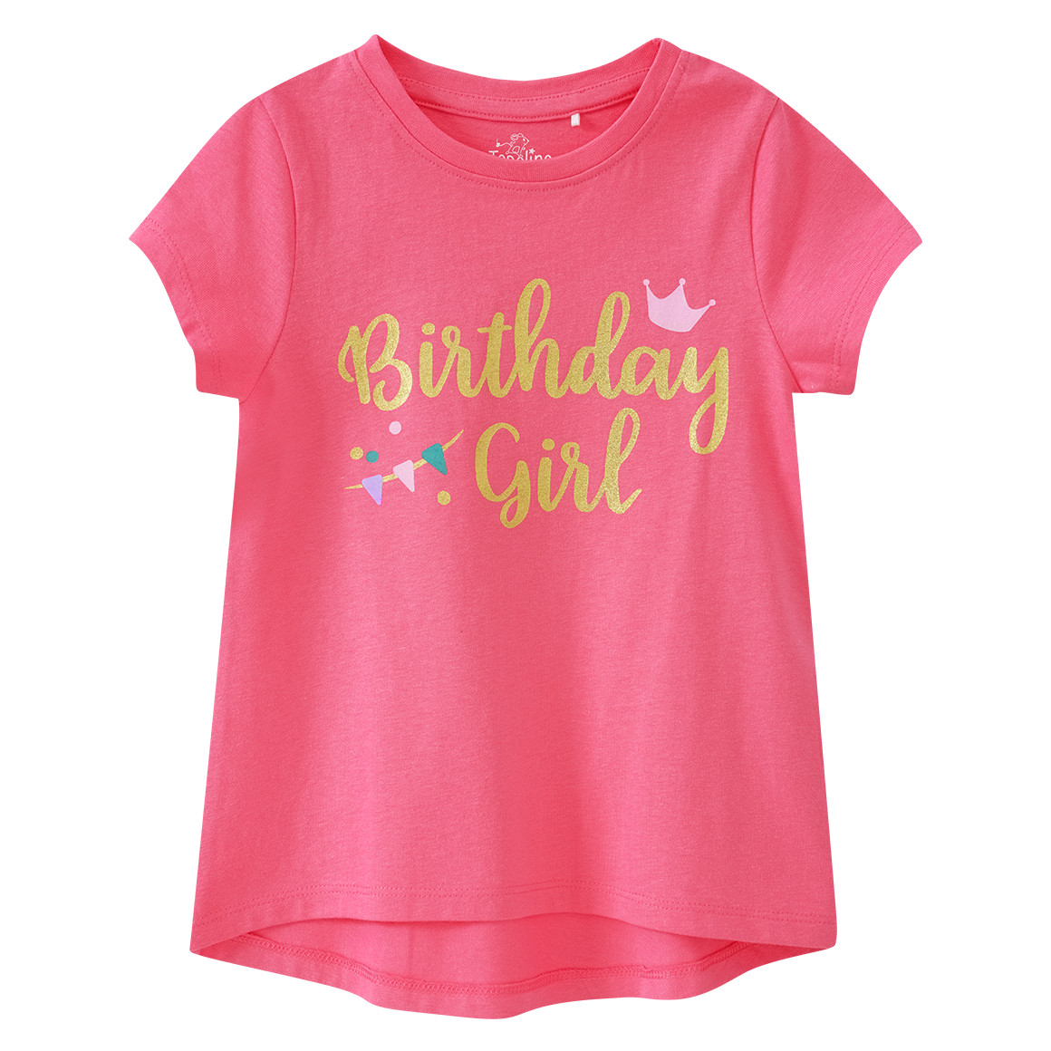 Mädchen T-Shirt mit Geburtstags-Schriftzug von Topolino