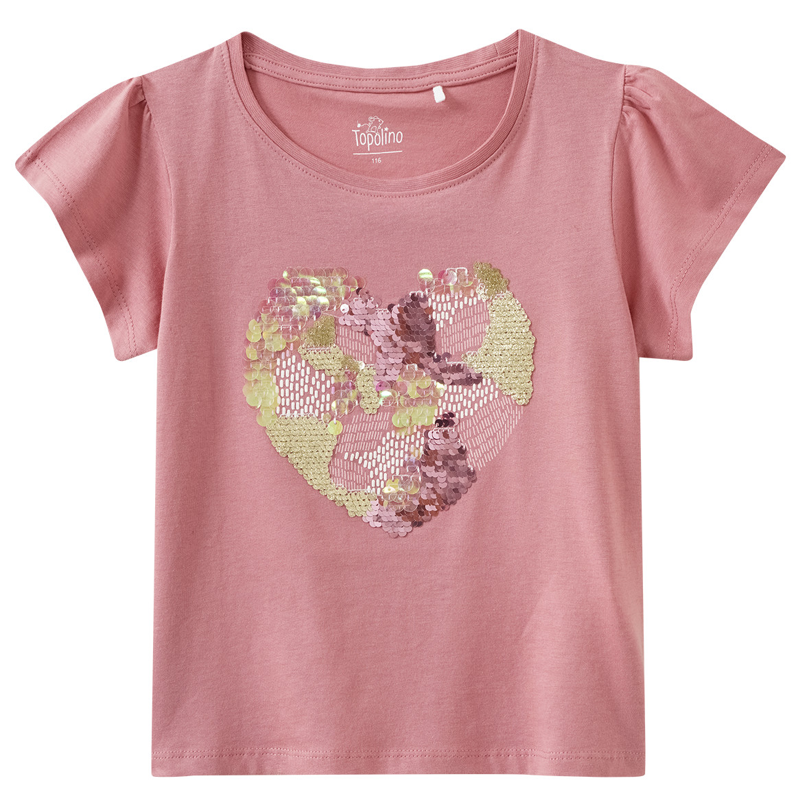 Mädchen T-Shirt mit Herz-Motiv von Topolino