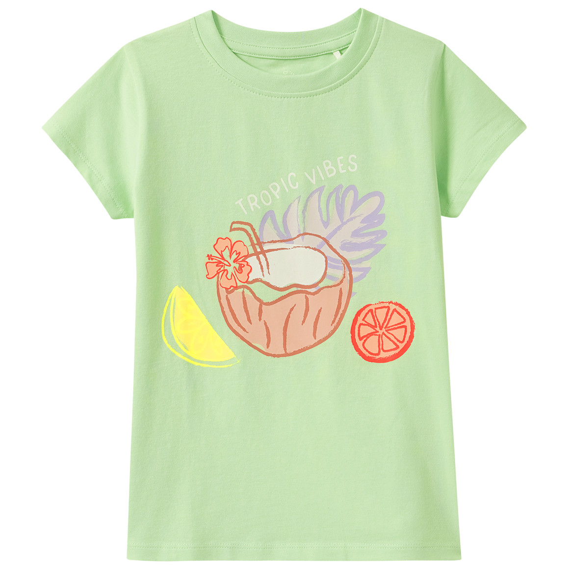 Mädchen T-Shirt mit Neon-Print von Topolino