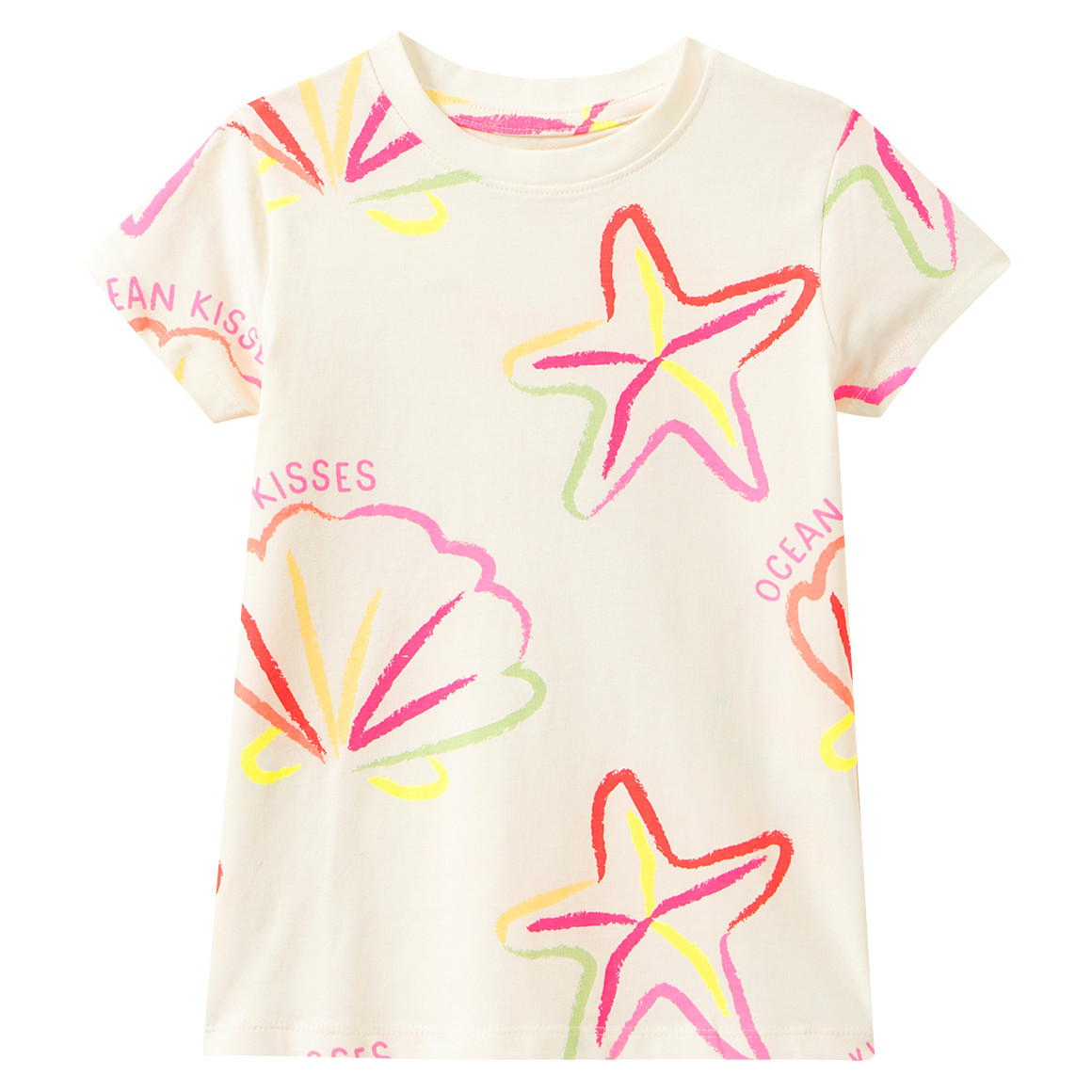 Mädchen T-Shirt mit Neon-Prints von Topolino