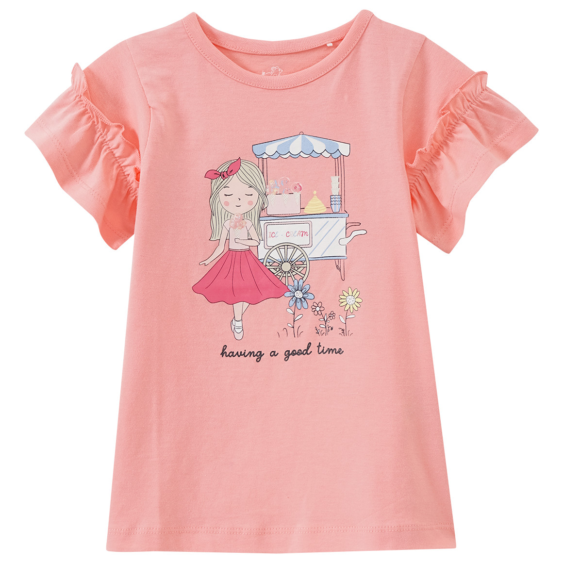 Mädchen T-Shirt mit aufwendigem Print von Topolino
