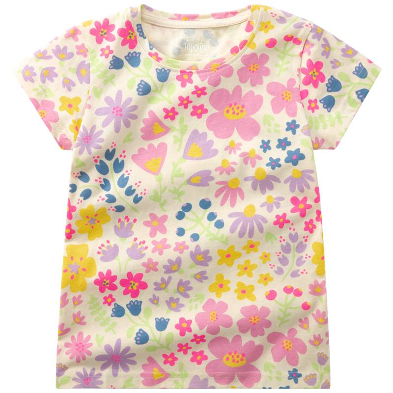 Mädchen T-Shirt mit bunten Blumen von Topolino