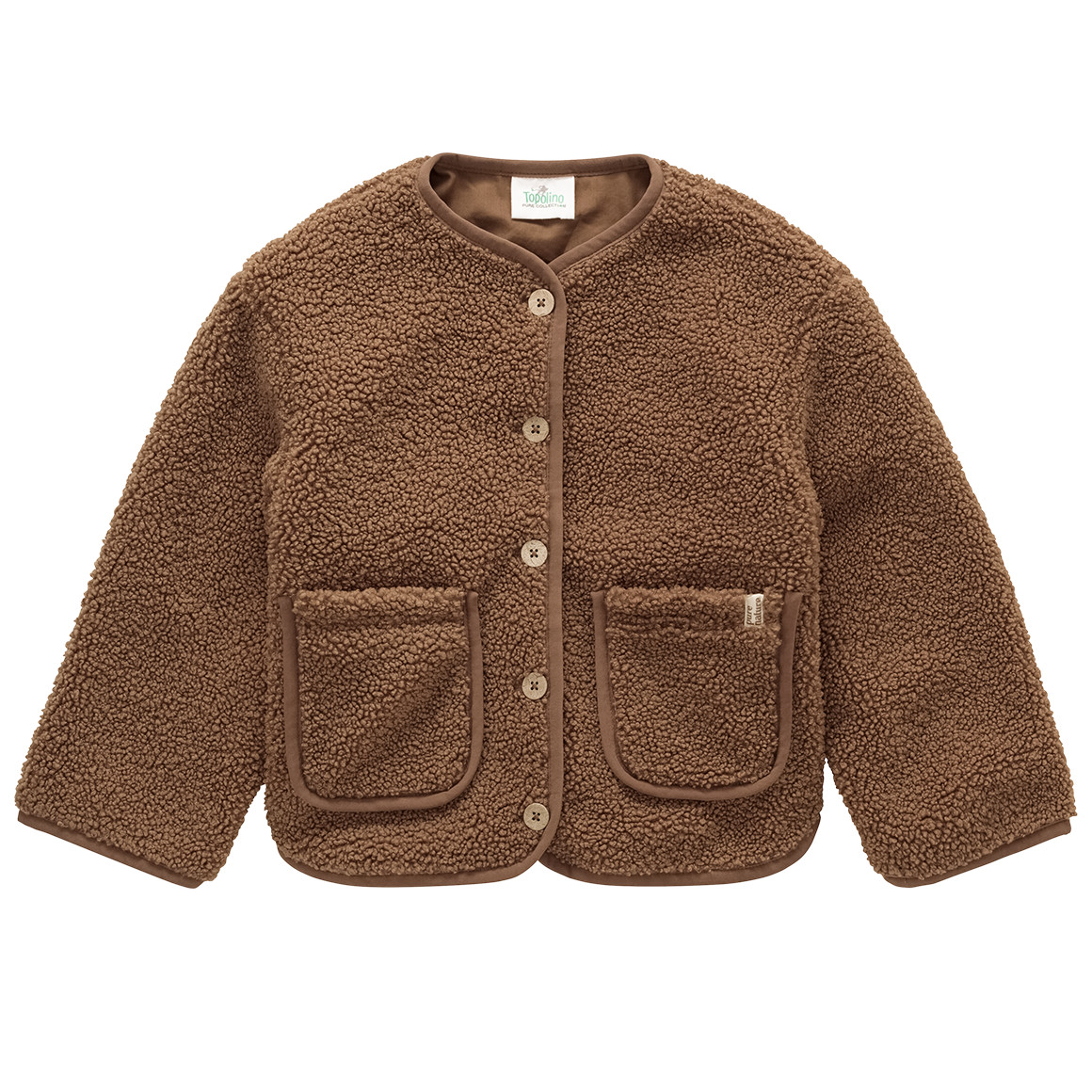 Mädchen Teddyjacke mit Knopfleiste von Topolino