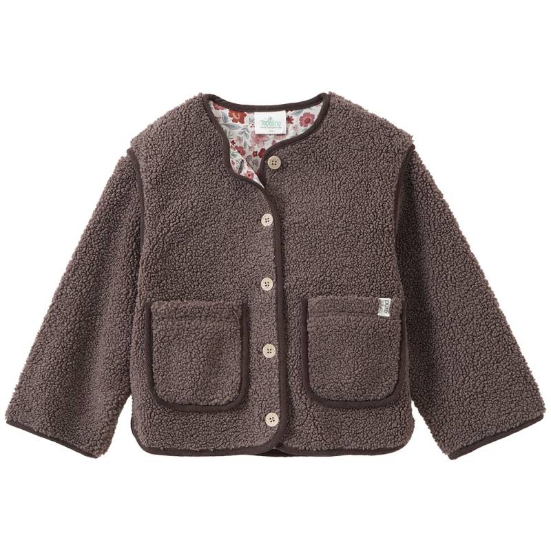 Mädchen Teddyjacke mit abnehmbaren Ärmeln Mädchen Teddyjacke mit abnehmbaren Ärmeln von Topolino