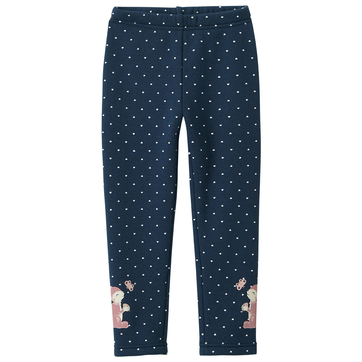 Mädchen Thermo-Leggings mit Herzchen von Topolino