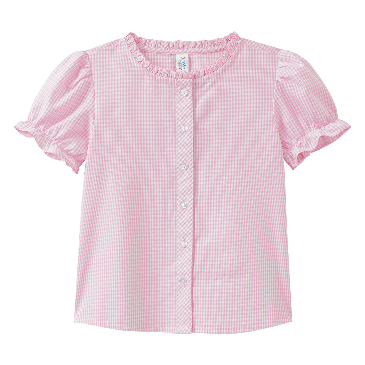 Mädchen Trachtenbluse mit Rüschendetails Mädchen Trachtenbluse mit Rüschendetails von Topolino