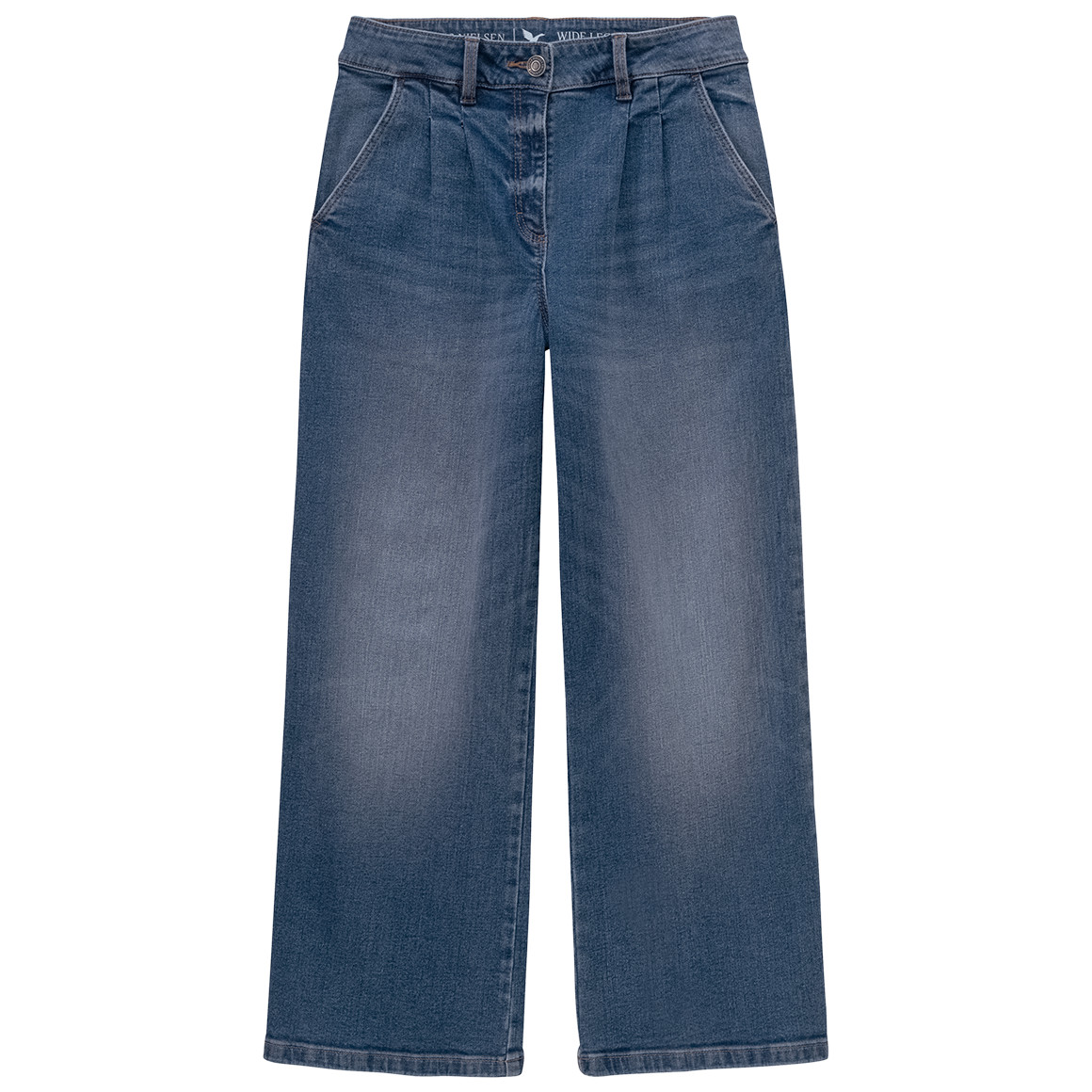 Mädchen Wide-Leg-Jeans mit Used-Waschung Mädchen Wide-Leg-Jeans mit Used-Waschung von Topolino