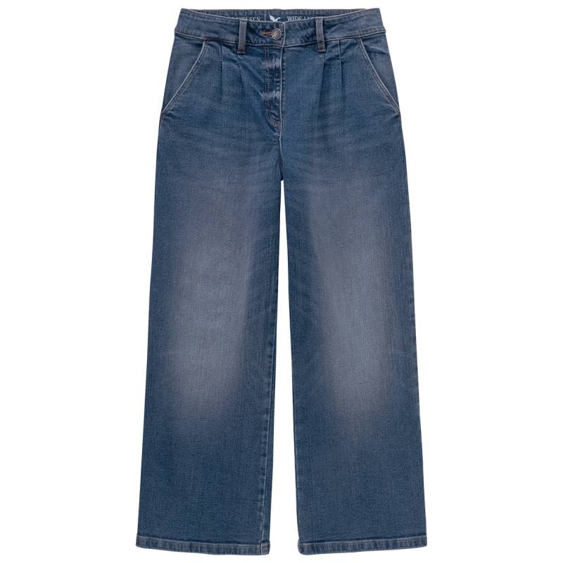 Mädchen Wide-Leg-Jeans mit Used-Waschung Mädchen Wide-Leg-Jeans mit Used-Waschung von Topolino
