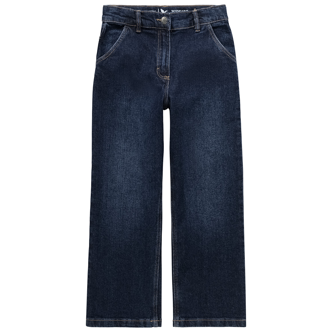 Mädchen Wide-leg Jeans mit verstellbarem Bund Mädchen Wide-leg Jeans mit verstellbarem Bund von Topolino