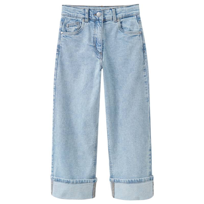 Mädchen Wide-leg Jeans mit verstellbarem Bund Mädchen Wide-leg Jeans mit verstellbarem Bund von Topolino