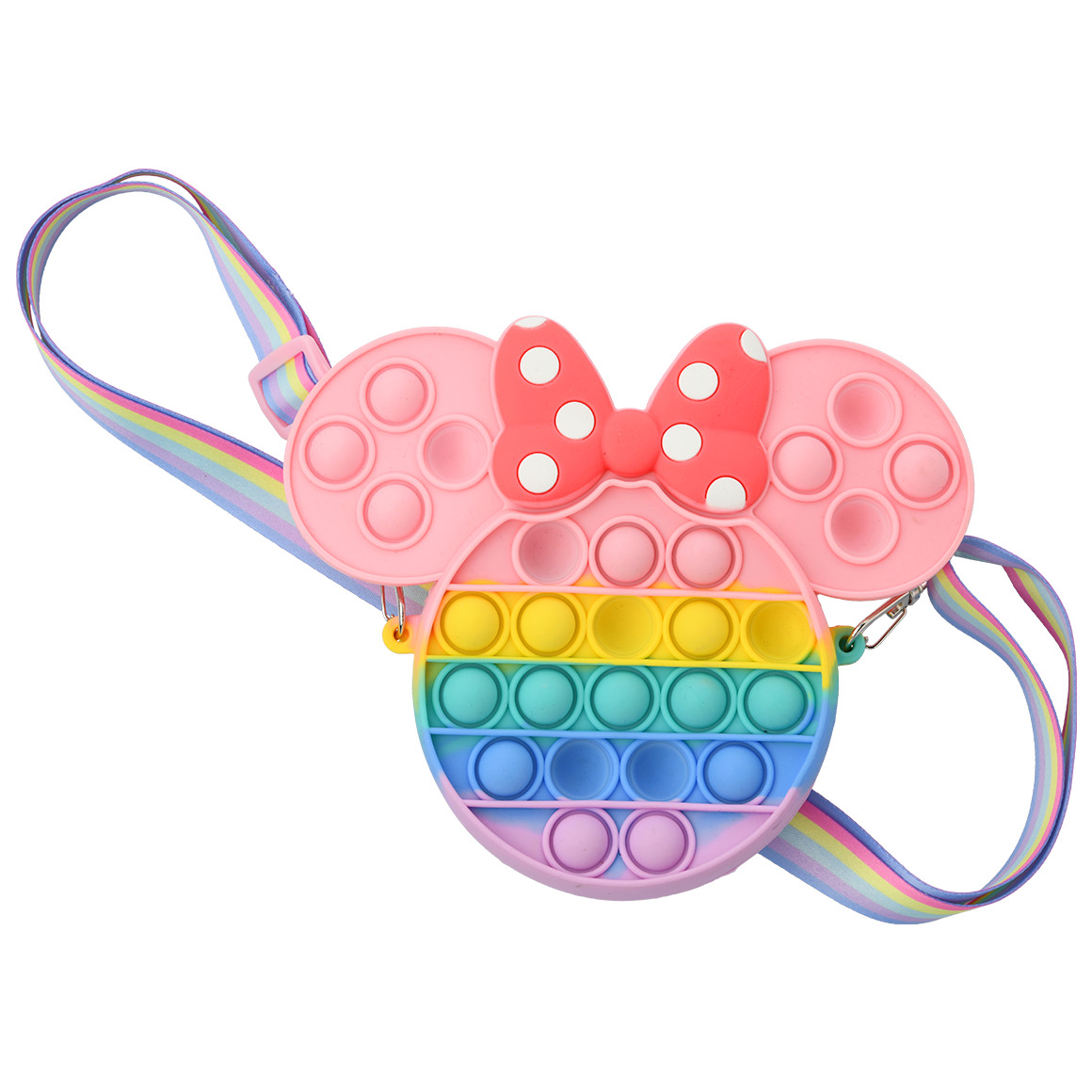 Minnie Maus Pop it-Tasche mit Schulterriemen von Topolino