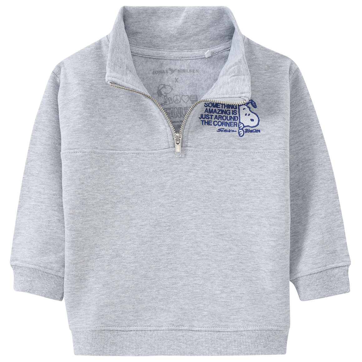 Peanuts Sweatshirt im Troyer-Style von Topolino