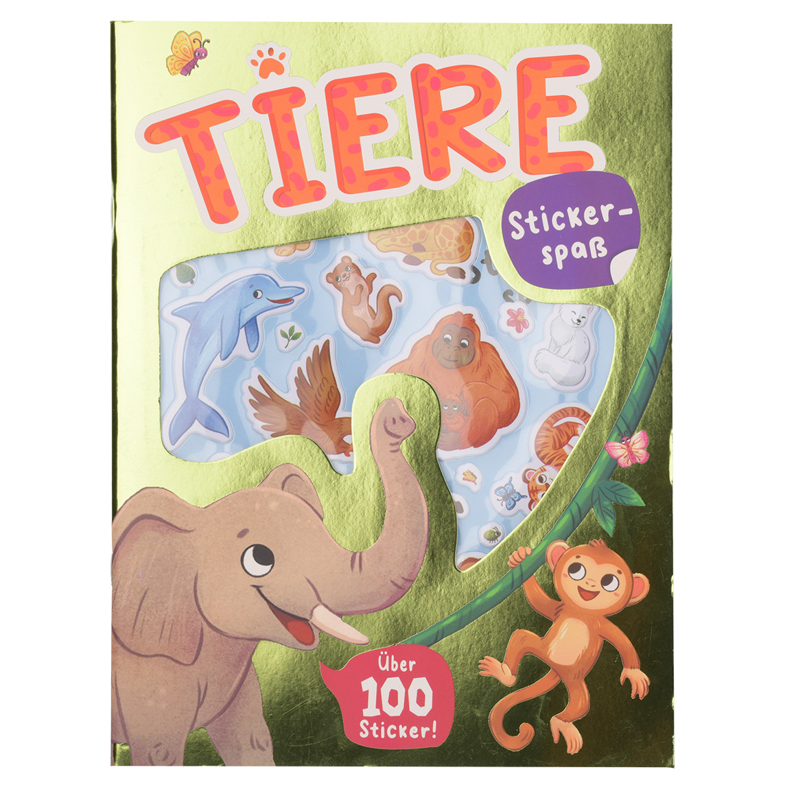 Stickerheft mit Tier-Motiven von Topolino