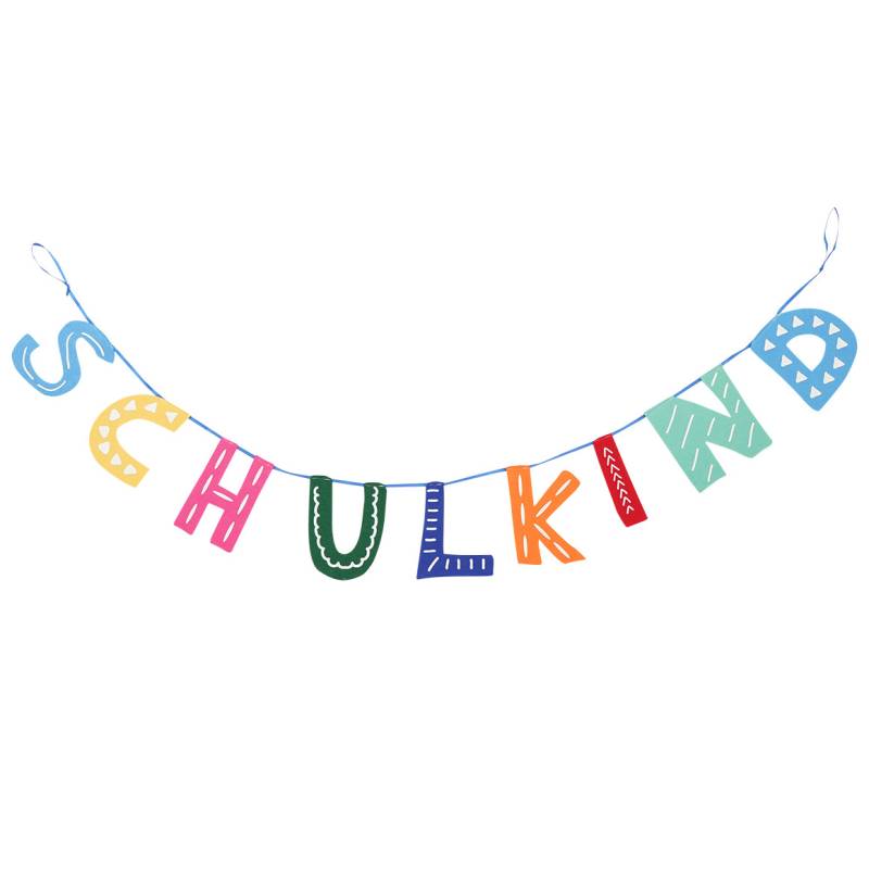 Wimpelgirlande zur Einschulung Wimpelgirlande zur Einschulung von Topolino