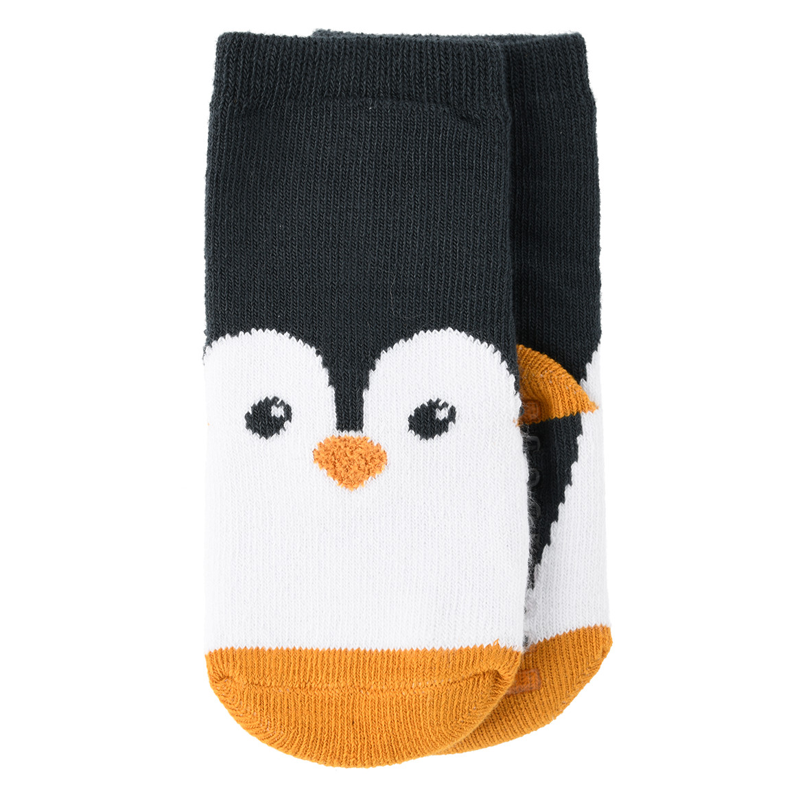 1 Paar Baby Stoppersocken mit Pinguin-Motiv 1 Paar Baby Stoppersocken mit Pinguin-Motiv von Topomini