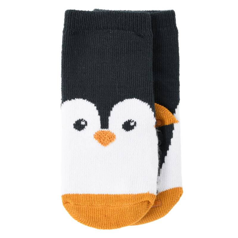 1 Paar Baby Stoppersocken mit Pinguin-Motiv von Topomini
